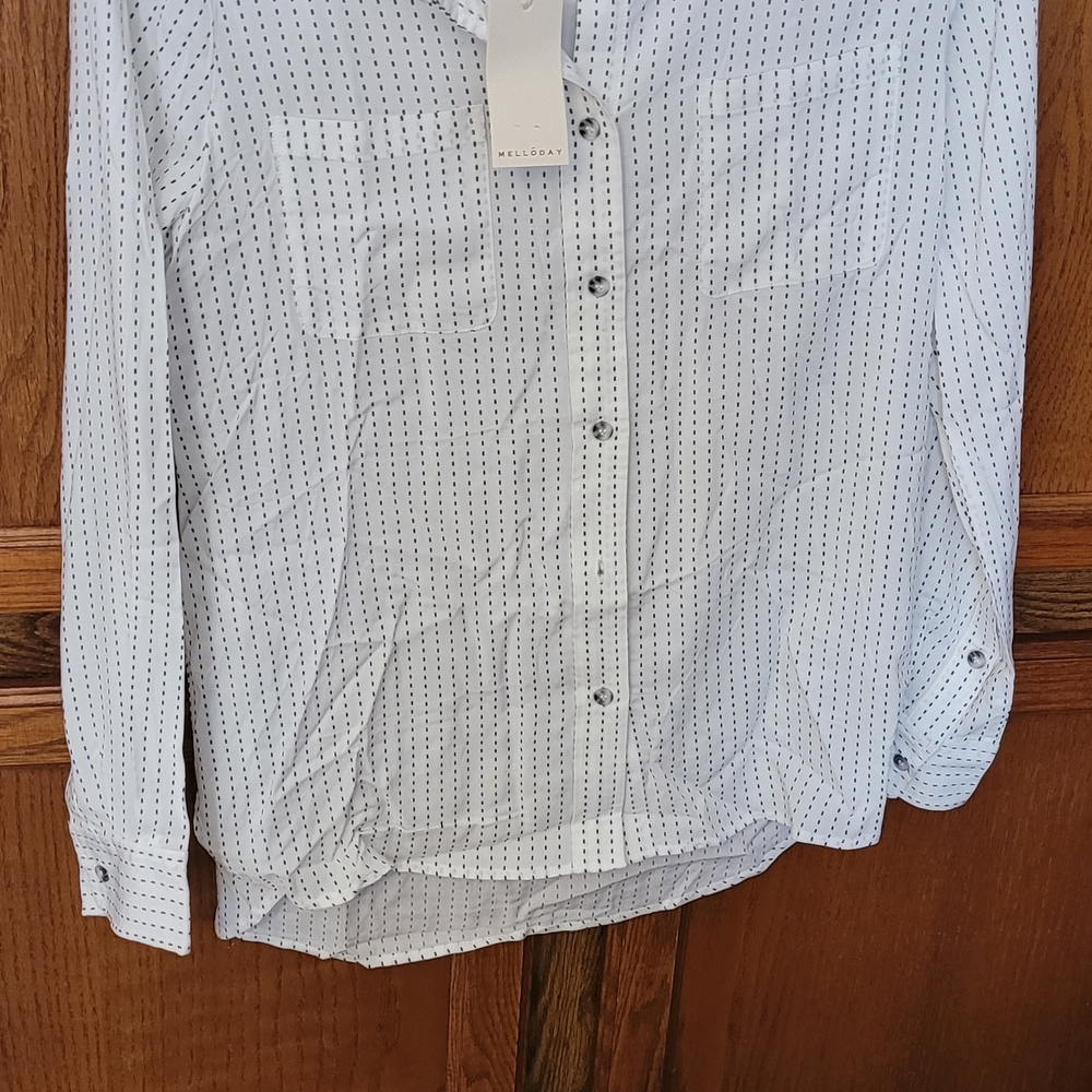 White Striped Women's Shirt